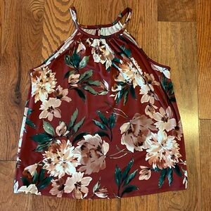 Fall floral top size M